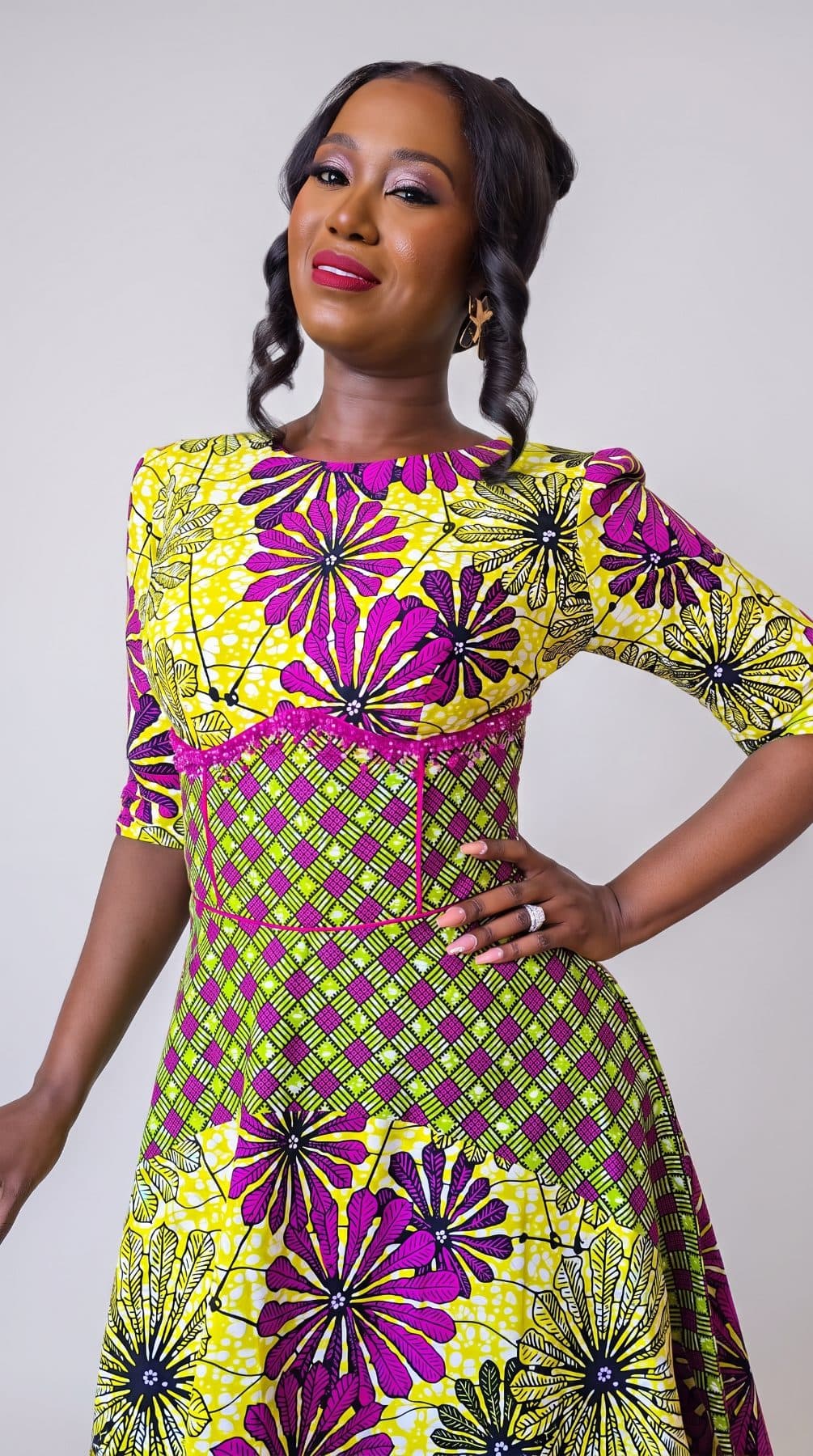Zaria Bliss Dress (Lime)