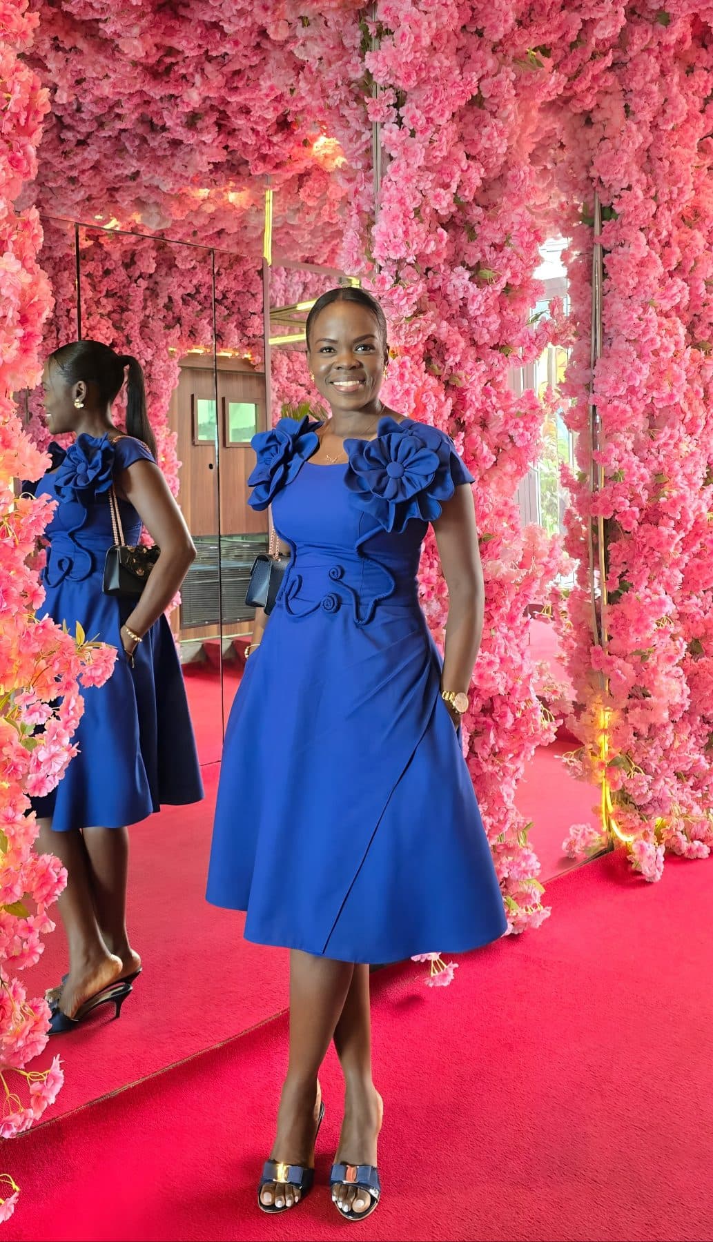 Zinnia Dress (Cobalt Blue)